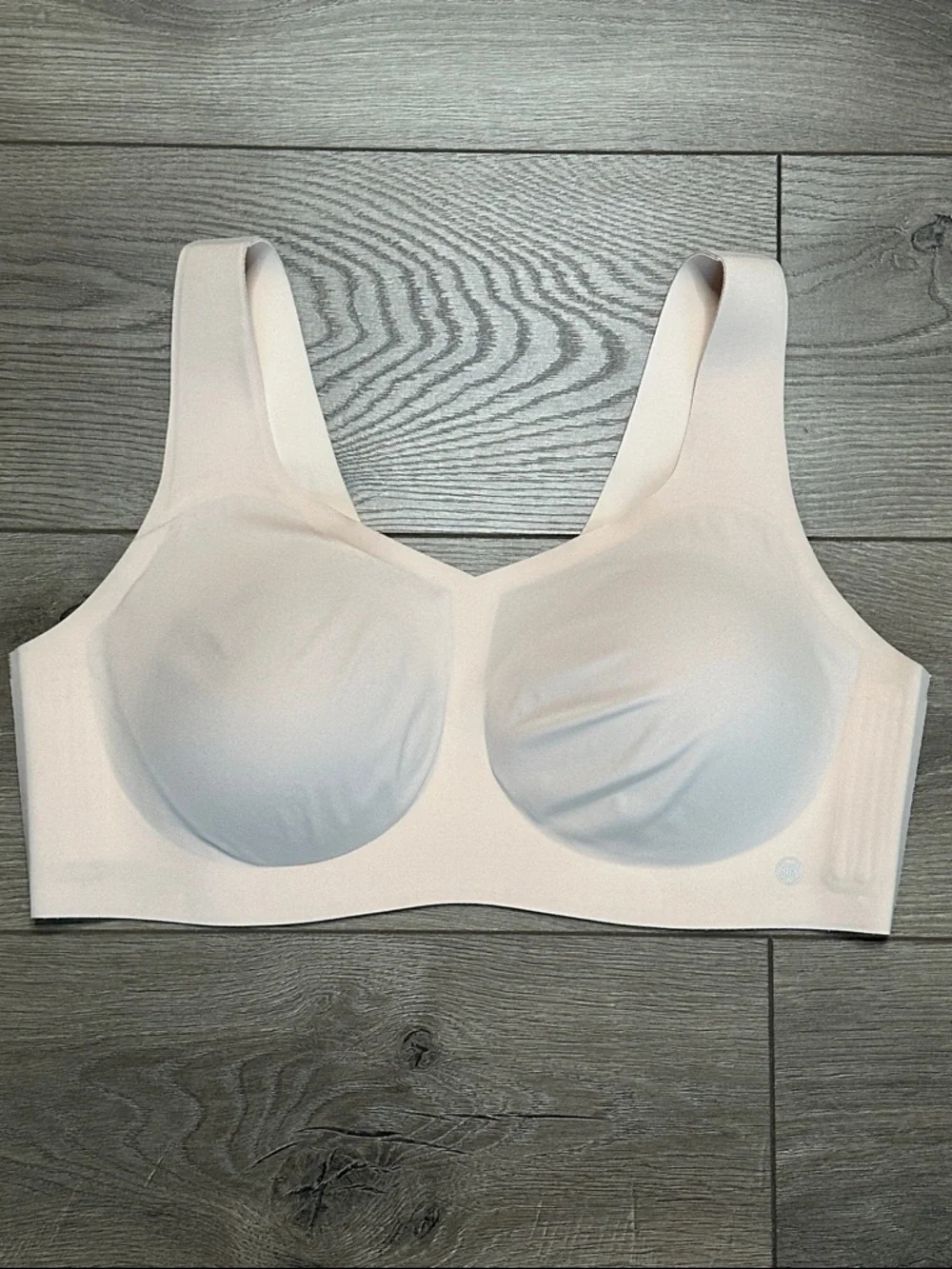 HoneyLove V-Neck Pull On Wireless Padded‎ Comfort Bra Tan Pink Size 1X (40C/D)